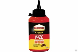 Клей ПВА МОМЕНТ СТОЛЯР SUPER PVA  класс "Д2" 750гр 