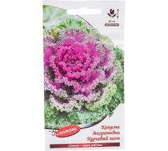 Капуста декоративная Курчавый лист (АГРОНИ) 0,5г позднеспелая однолетняя 